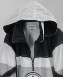  12.20.23 - VTG QUARTER ZIP WINDBREAKER SKI JACKET - WHITE COTT 