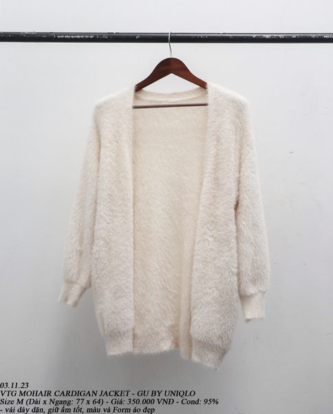  03.11.23 - VTG MOHAIR CARDIGAN JACKET - GU BY UNIQLO 