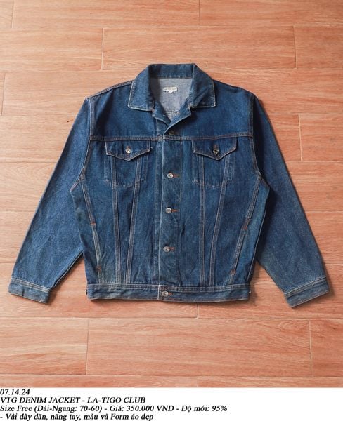  07.14.24 - VTG DENIM JACKET - LA-TIGO CLUB 