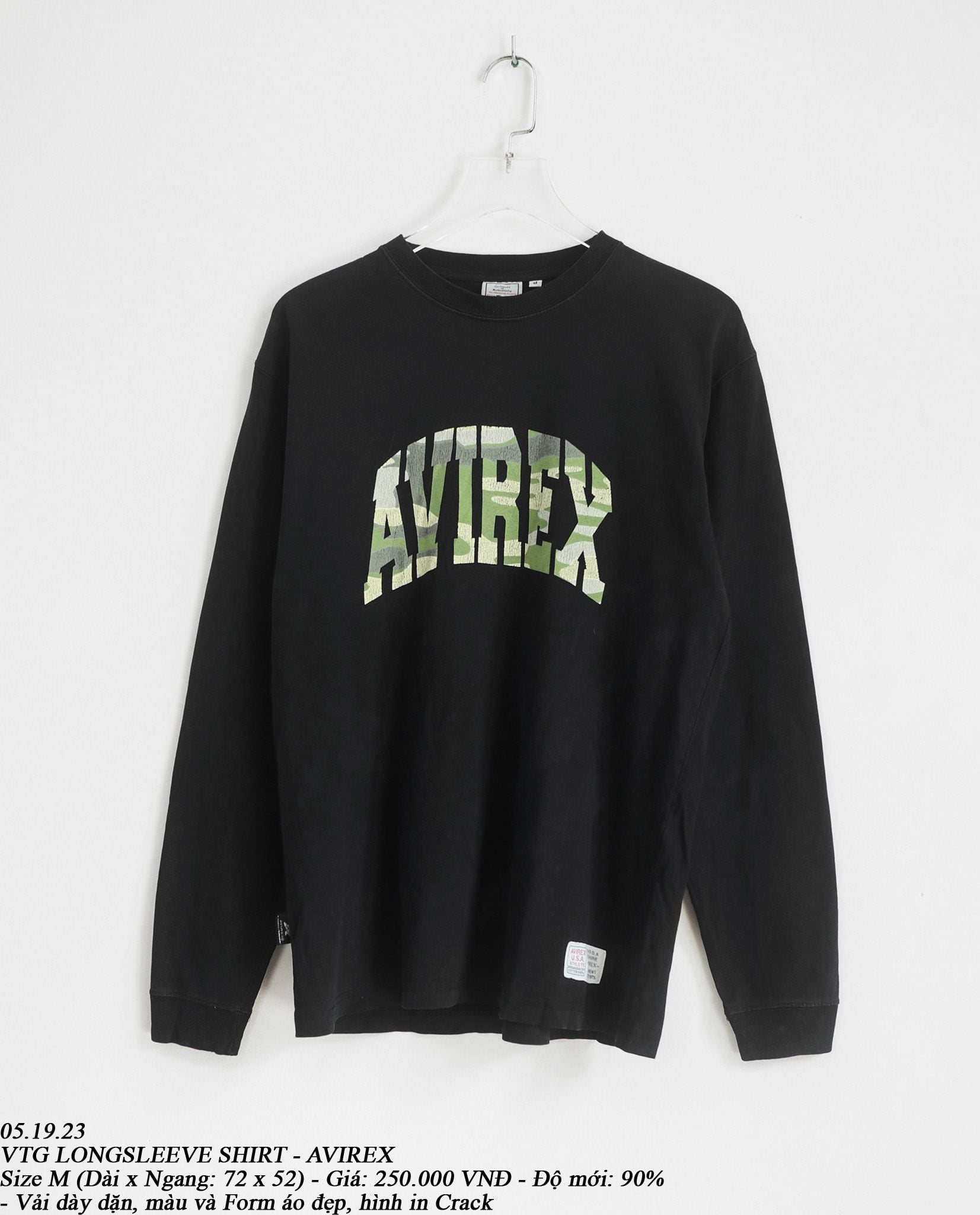  05.19.23 - VTG LONGSLEEVE SHIRT - AVIREX 