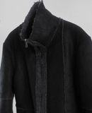  12.26.23 - VTG SUEDE SHERPA LINED JACKET - YEVS 