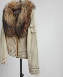  12.26.23 - VTG CROPPED FUR COLLAR BLOUSON JACKET - PRIDE INTERNATIONAL DESIGN 