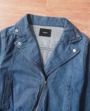  07.17.24 - VTG CROPPED BIKER DENIM JACKET - MURUA 
