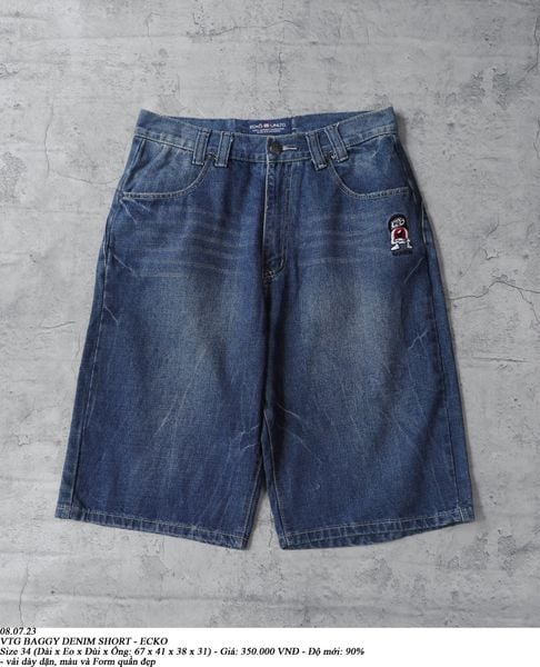  08.07.23 - VTG BAGGY DENIM SHORT - ECKO 