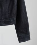  12.26.23 - VTG CROPPED WAXED DENIM JACKET - LEVI'S 