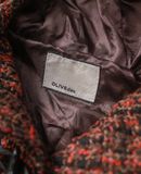  07.17.24 - VTG WOOL PONCHO JACKET - OLIVE DES OLIVE 