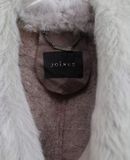  12.26.23 - VTG LEATHER FUR VEST JACKET - JOINUS 