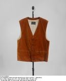  12.26.23 - VTG SHERPA LINED WAISRCOAT VEST JACKET - ORIGINAL 