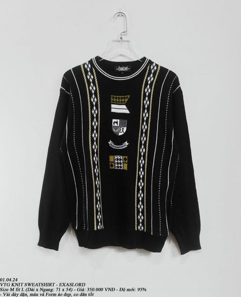  01.04.24 - VTG KNIT SWEATSHIRT - EXALORD 