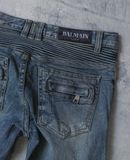  08.09.23 - VTG BIKER DENIM PANTS - BALMAIN PARIS 