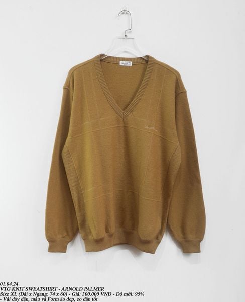  01.04.24 - VTG KNIT SWEATSHIRT - ARNOLD PALMER 