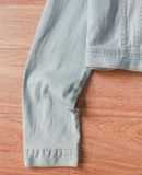  07.17.24 - VTG CROPPED DENIM JACKET - I LOVE H81 
