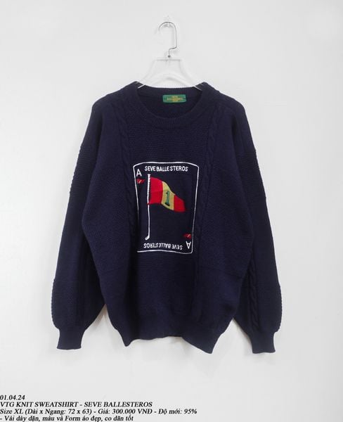  01.04.24 - VTG KNIT SWEATSHIRT - SEVE BALLESTEROS 