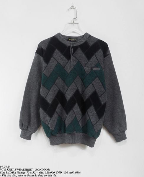  01.04.24 - VTG KNIT SWEATSHIRT - RONDDOR 