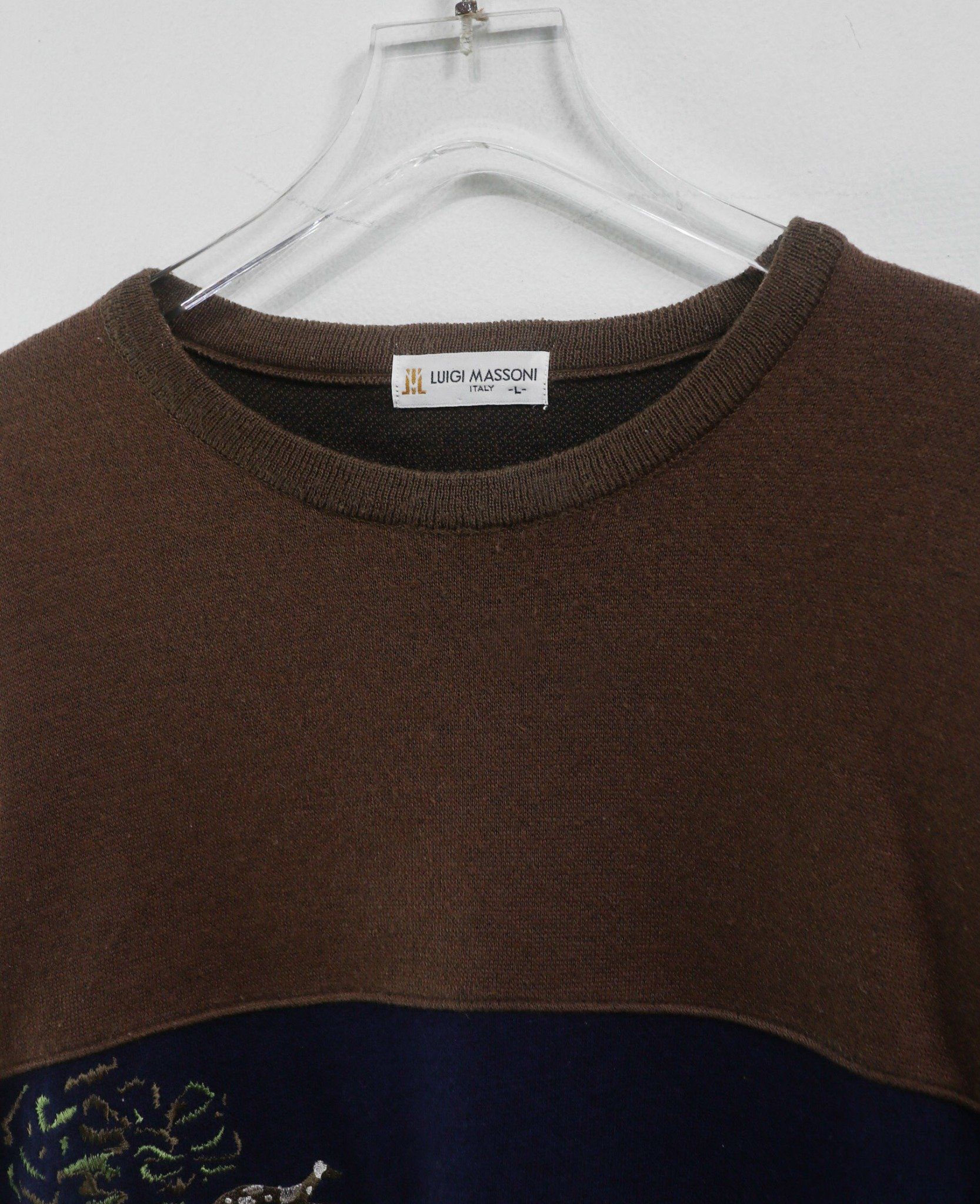  01.04.24 - VTG KNIT SWEATSHIRT - LUIGI MASSONI ITALY 