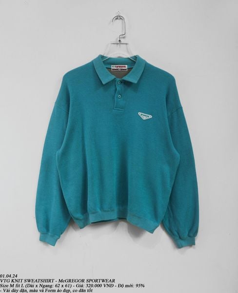  01.04.24 - VTG KNIT SWEATSHIRT - McGREGOR SPORTWEAR 