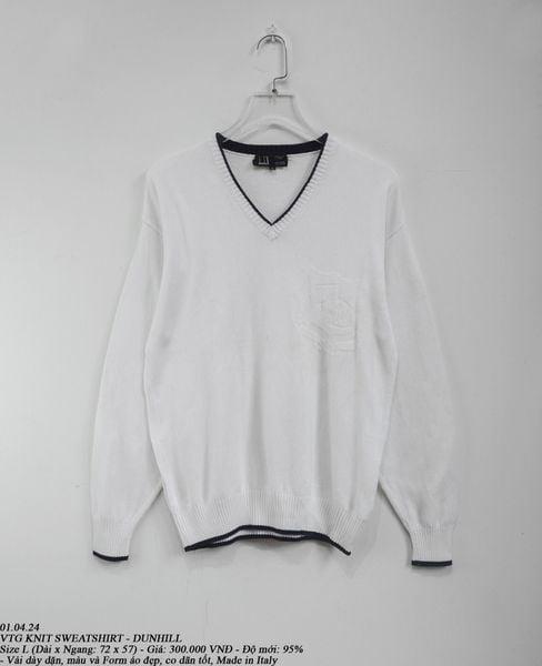  01.04.24 - VTG KNIT SWEATSHIRT - DUNHILL 