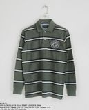  06.08.23 - VTG LONGSLEEVE POLO SHIRT - GOLDEN BEAR 