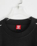  06.08.23 - VTG KNIT LONGSLEEVE SHIRT - WILSON 90s 