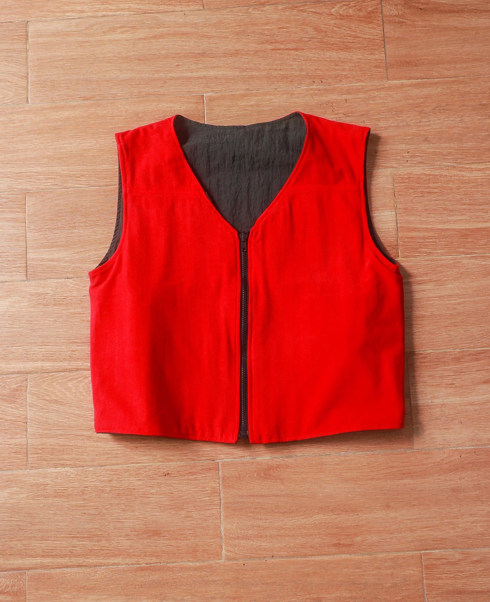  07.21.24 - VTG REVERSIBLE VEST JACKET - YAMAHA 90s 