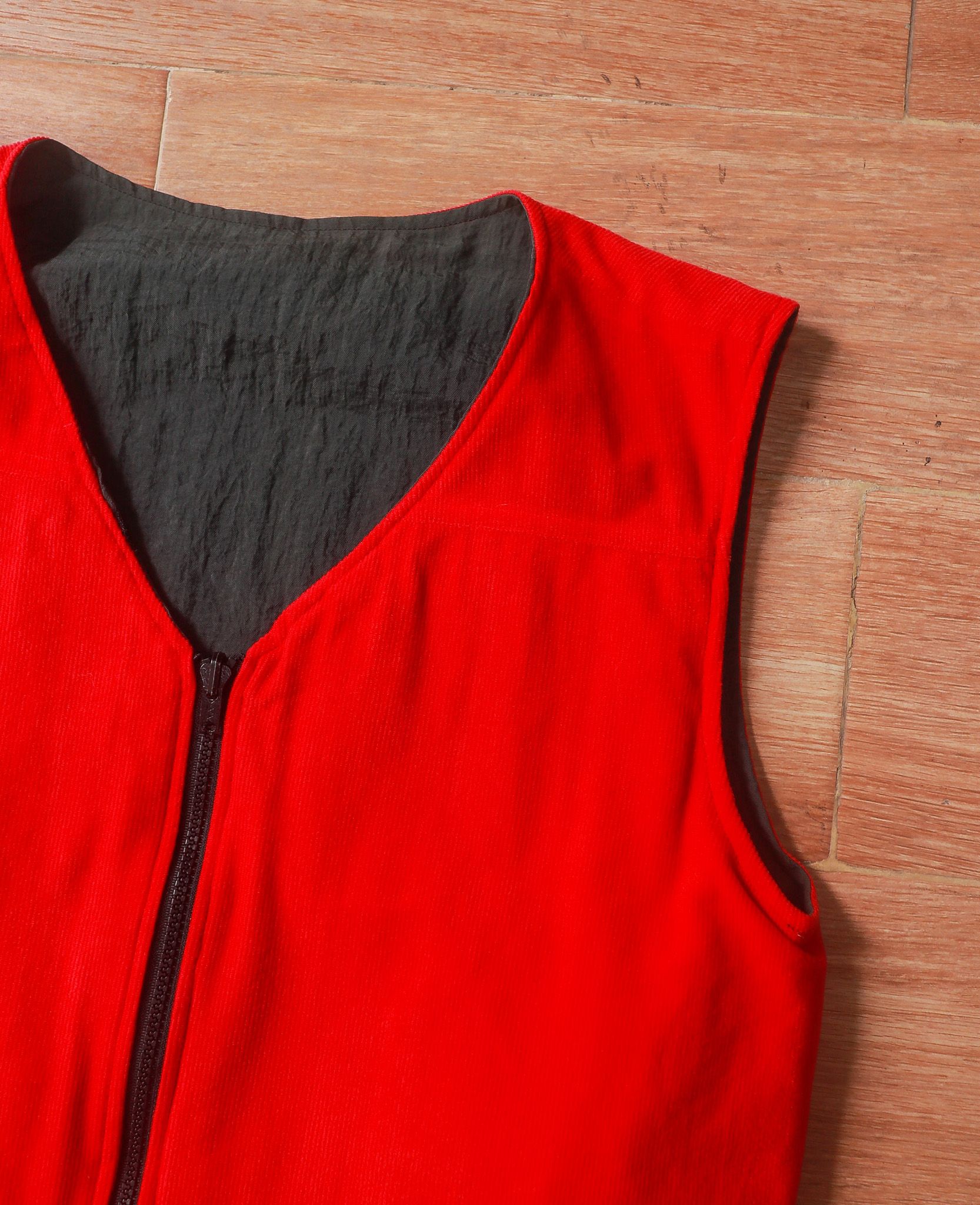  07.21.24 - VTG REVERSIBLE VEST JACKET - YAMAHA 90s 