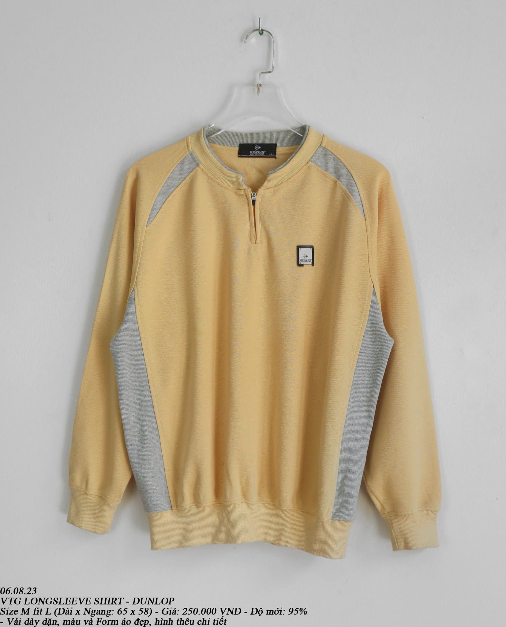  06.08.23 - VTG LONGSLEEVE SHIRT - DUNLOP 