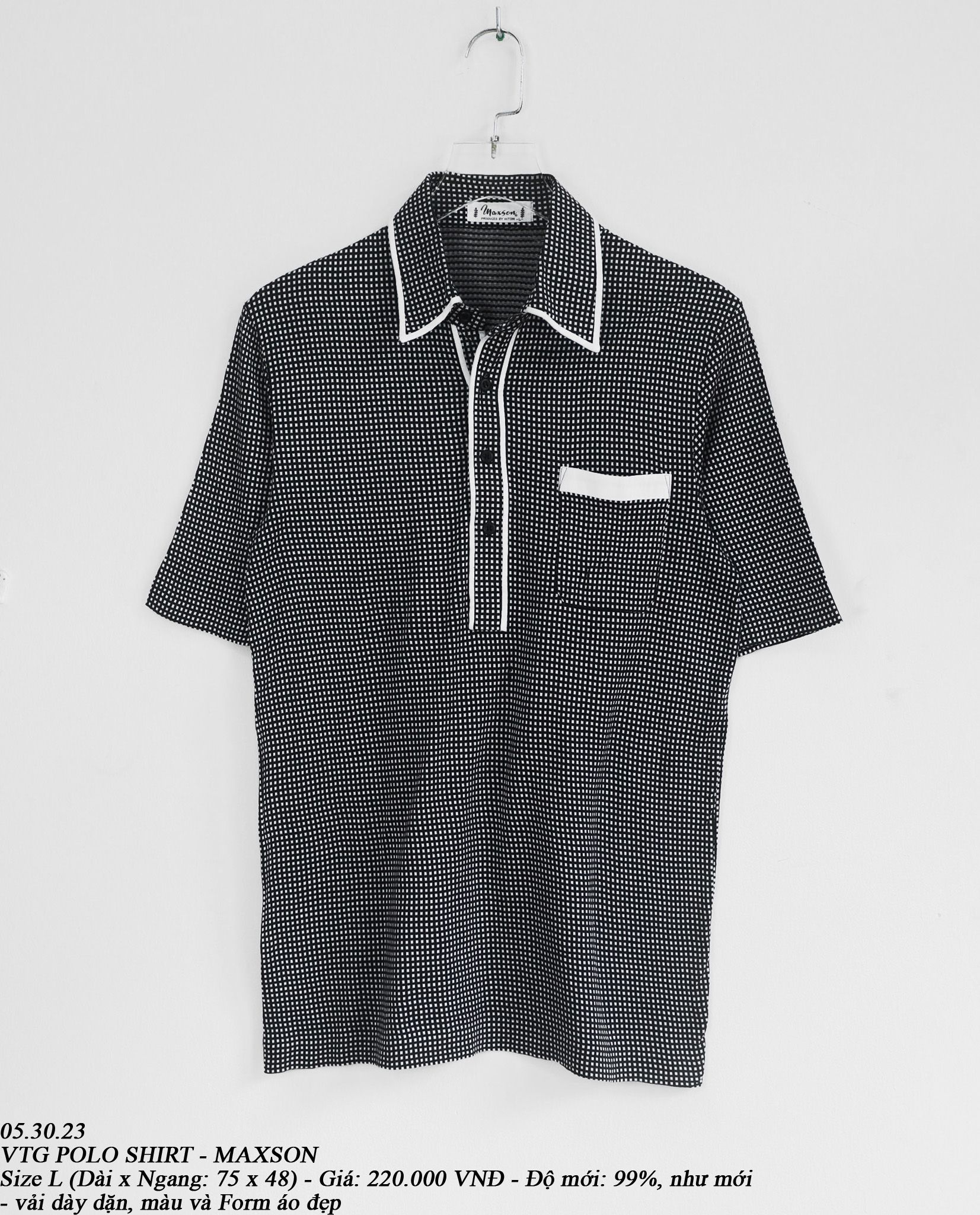  05.30.23 - VTG POLO SHIRT - MAXSON 