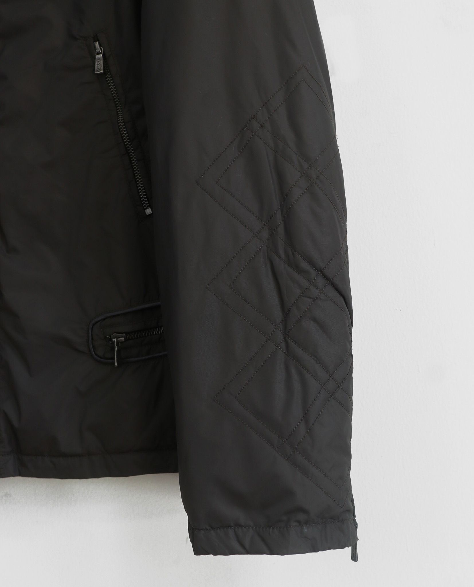  06.07.23 - VTG LEATHER MIX RIDER JACKET - VERSACE COLLECTION 