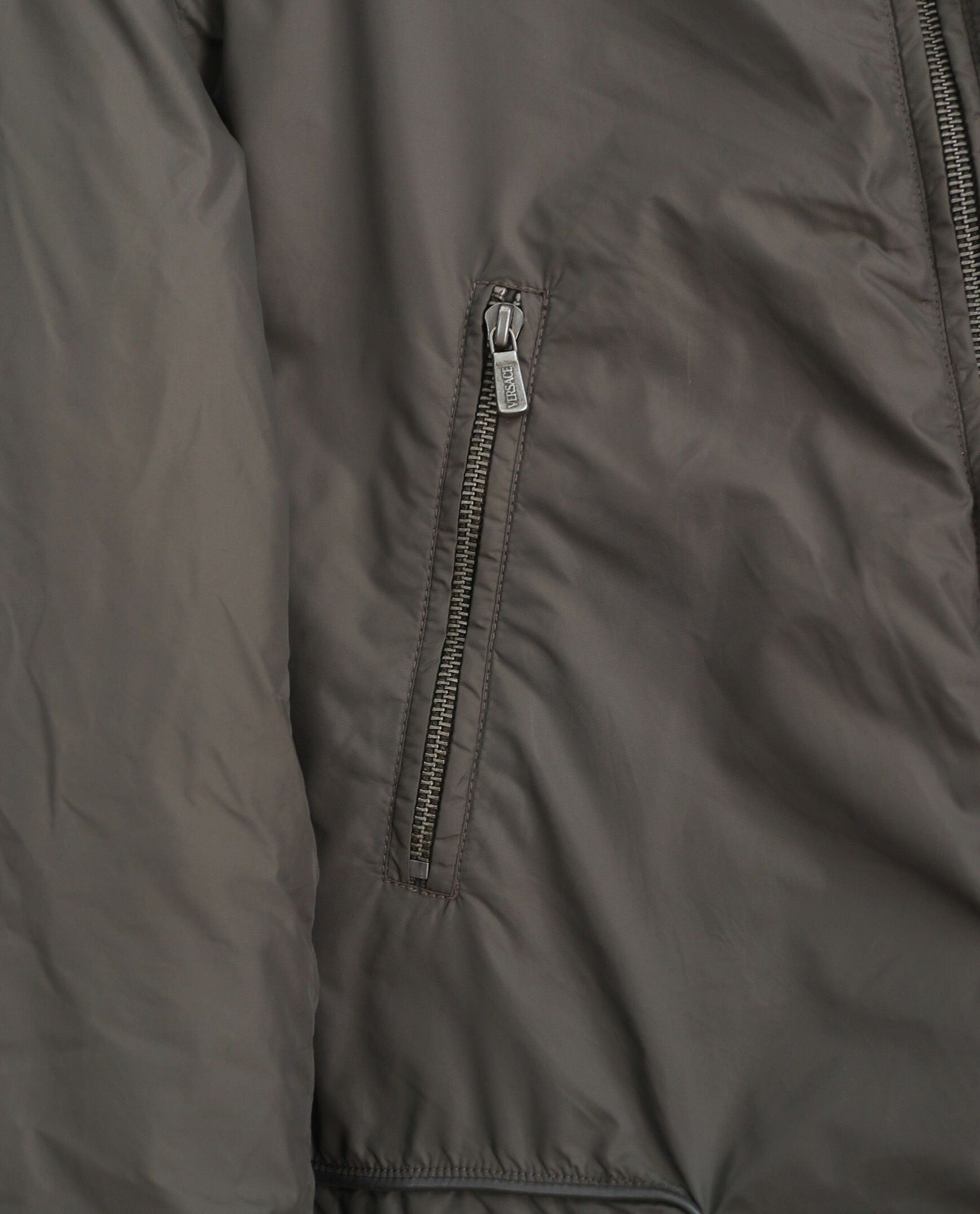  06.07.23 - VTG LEATHER MIX RIDER JACKET - VERSACE COLLECTION 