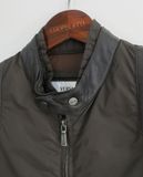  06.07.23 - VTG LEATHER MIX RIDER JACKET - VERSACE COLLECTION 