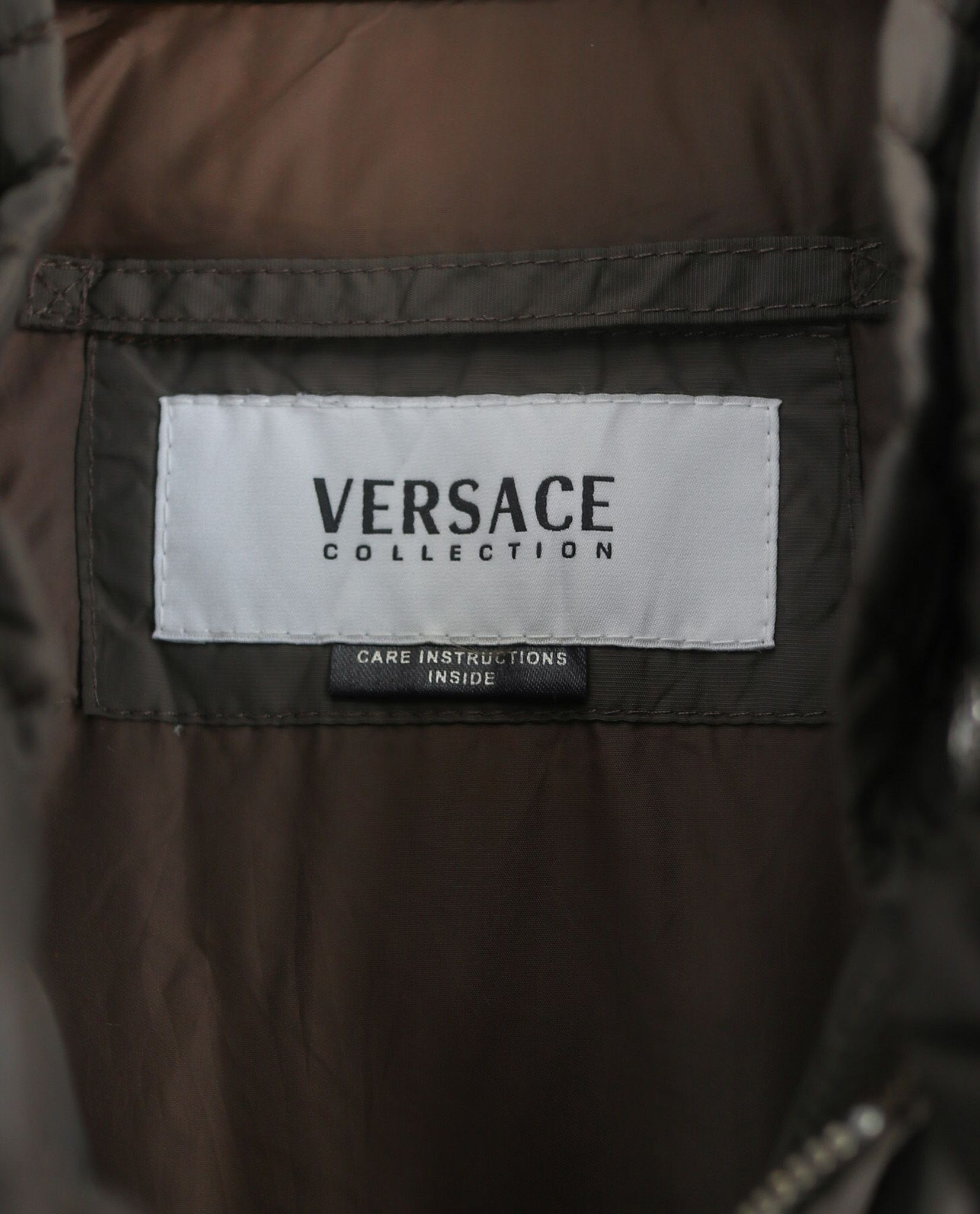  06.07.23 - VTG LEATHER MIX RIDER JACKET - VERSACE COLLECTION 
