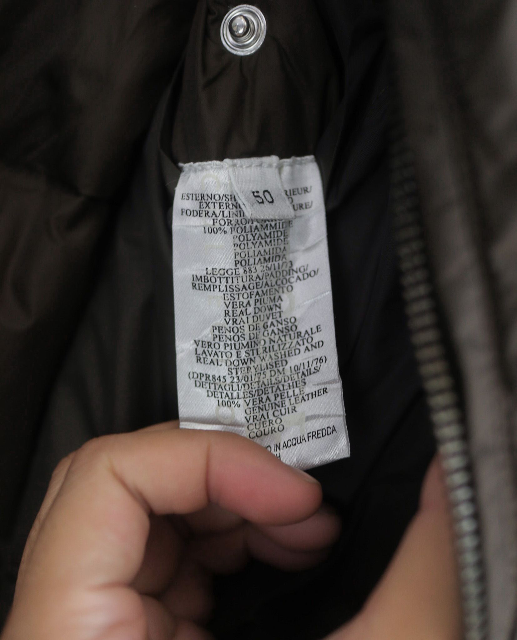  06.07.23 - VTG LEATHER MIX RIDER JACKET - VERSACE COLLECTION 