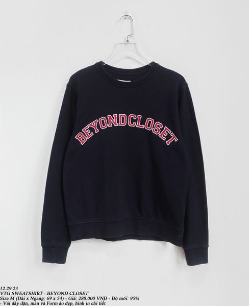  12.29.23 - VTG SWEATSHIRT - BEYOND CLOSET 