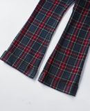  08.14.23 - VTG WOOL FLANNEL PUNK FLARED PANTS - CANTWO 