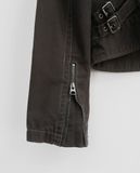  06.07.23 - VTG DENIM CROPPED BIKER JACKET - CRUX 