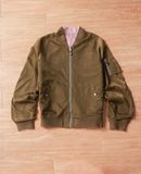  07.28.24 - VTG REVERSIBLE CROPPED BOMBER JACKET - PRIVATE PAUSE 