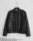  06.05.23 (BLK) - VTG NYLON RIDER JACKET - MOONVILLE 