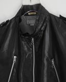  06.05.23 (BLK) - VTG NYLON RIDER JACKET - MOONVILLE 