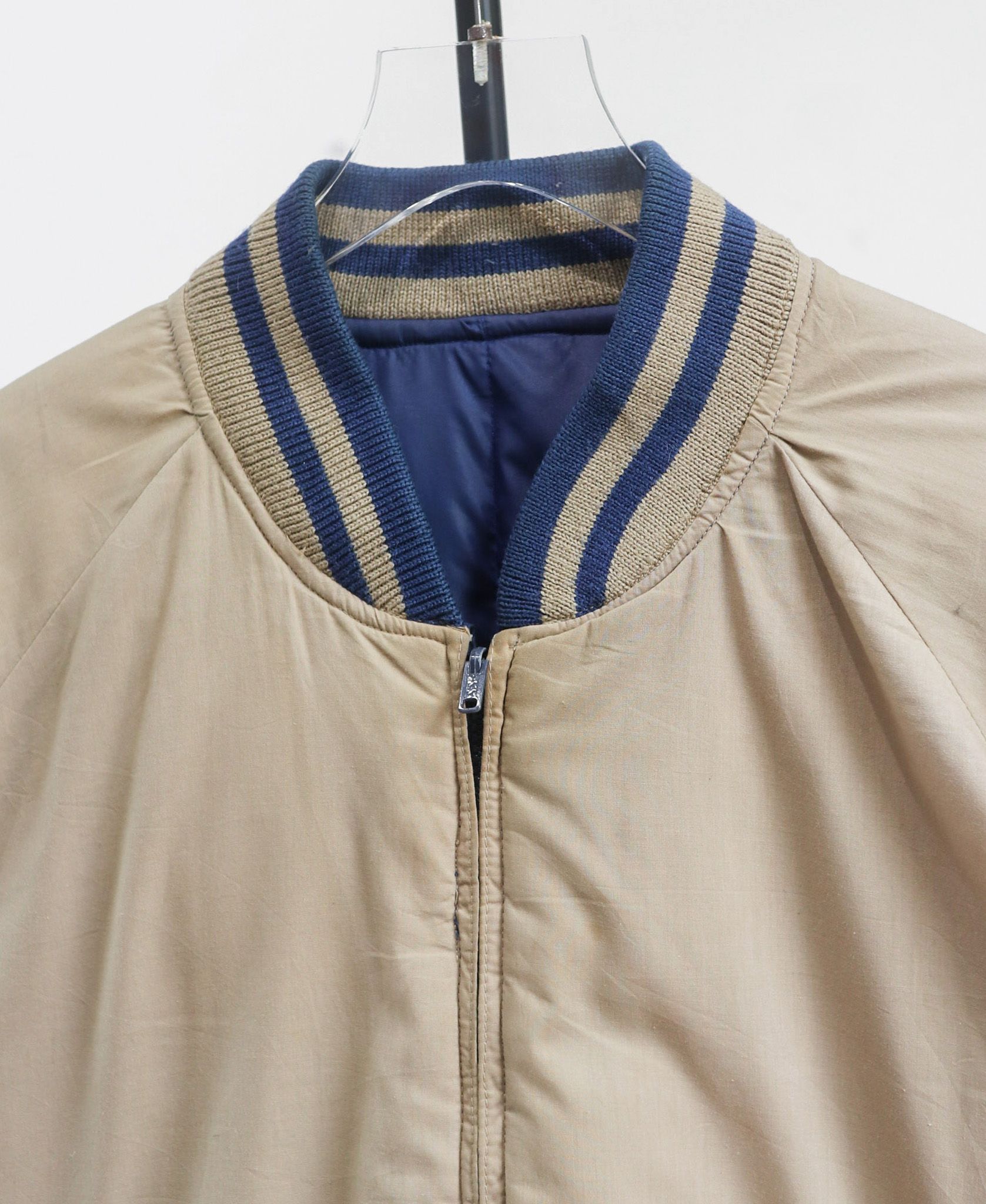  02.29.24 - VTG REVERSIBLE PUFFER BASEBALL JACKET - WRANGLER 90s 