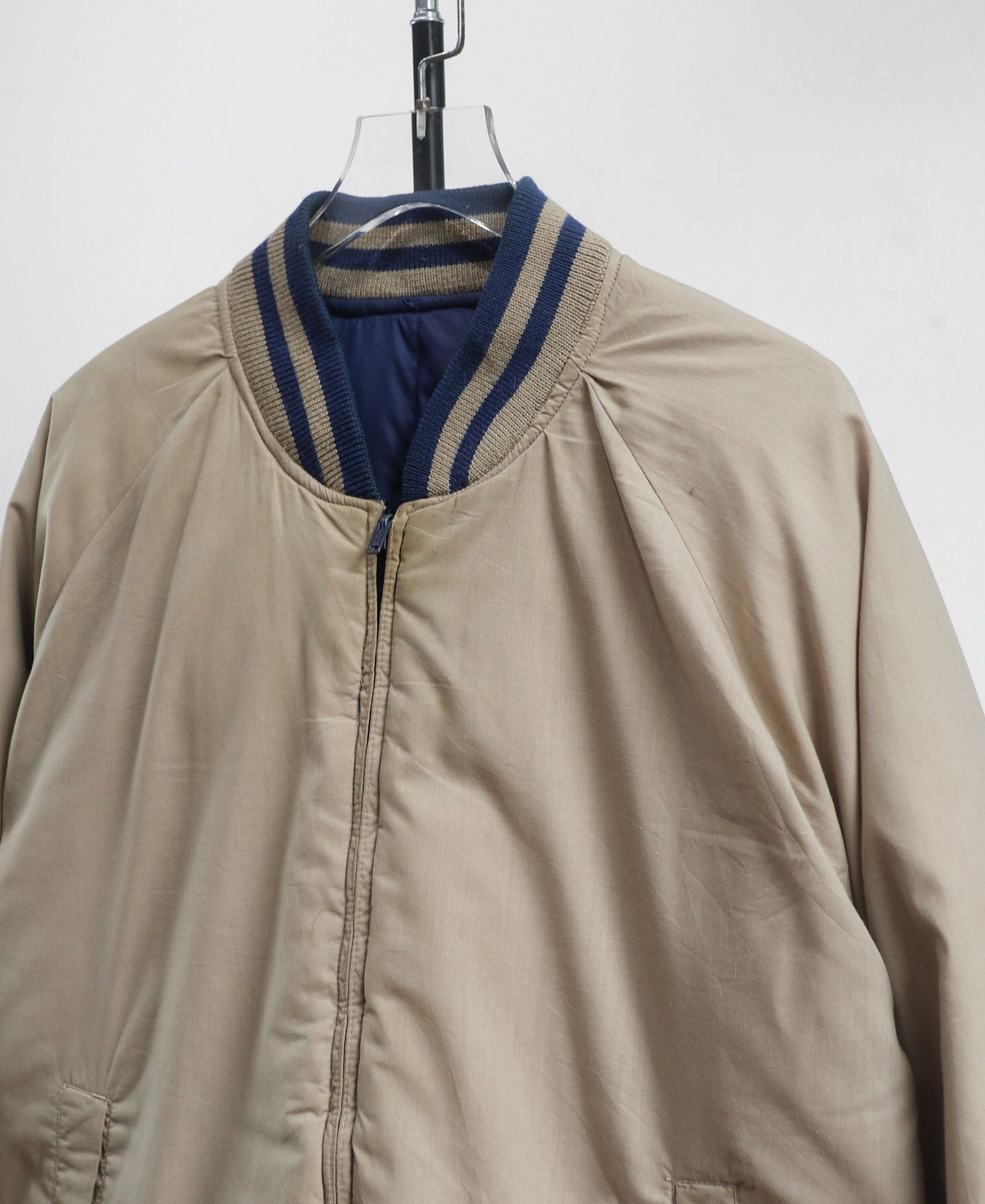  02.29.24 - VTG REVERSIBLE PUFFER BASEBALL JACKET - WRANGLER 90s 