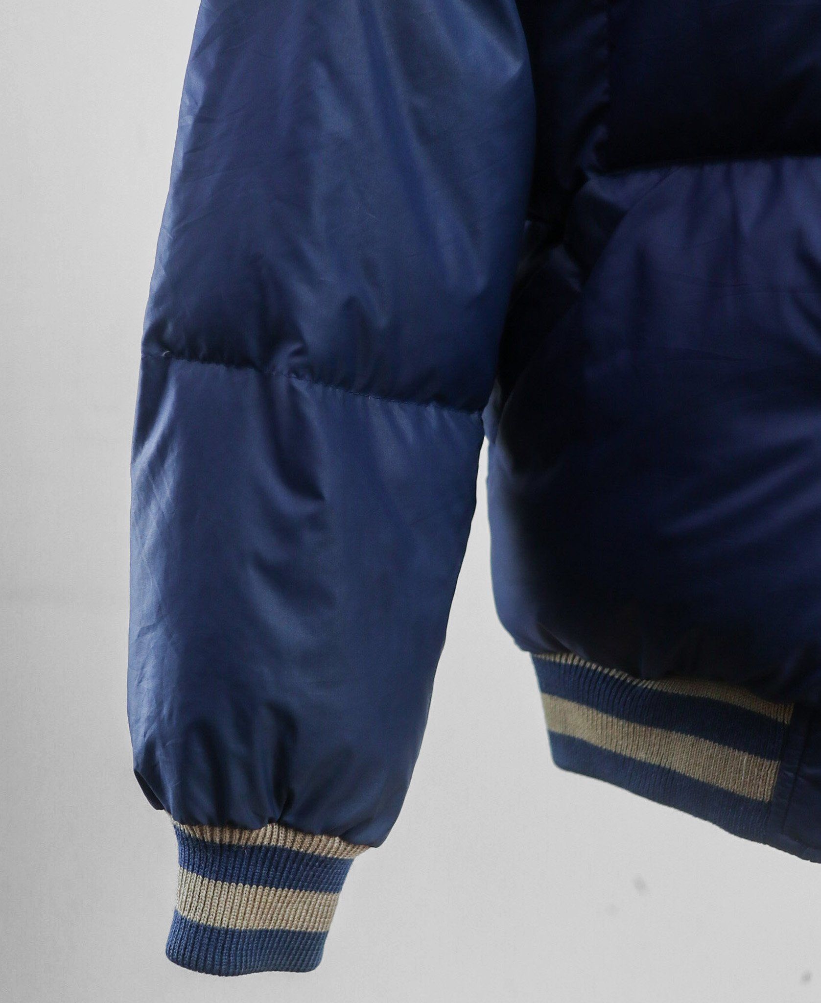  02.29.24 - VTG REVERSIBLE PUFFER BASEBALL JACKET - WRANGLER 90s 