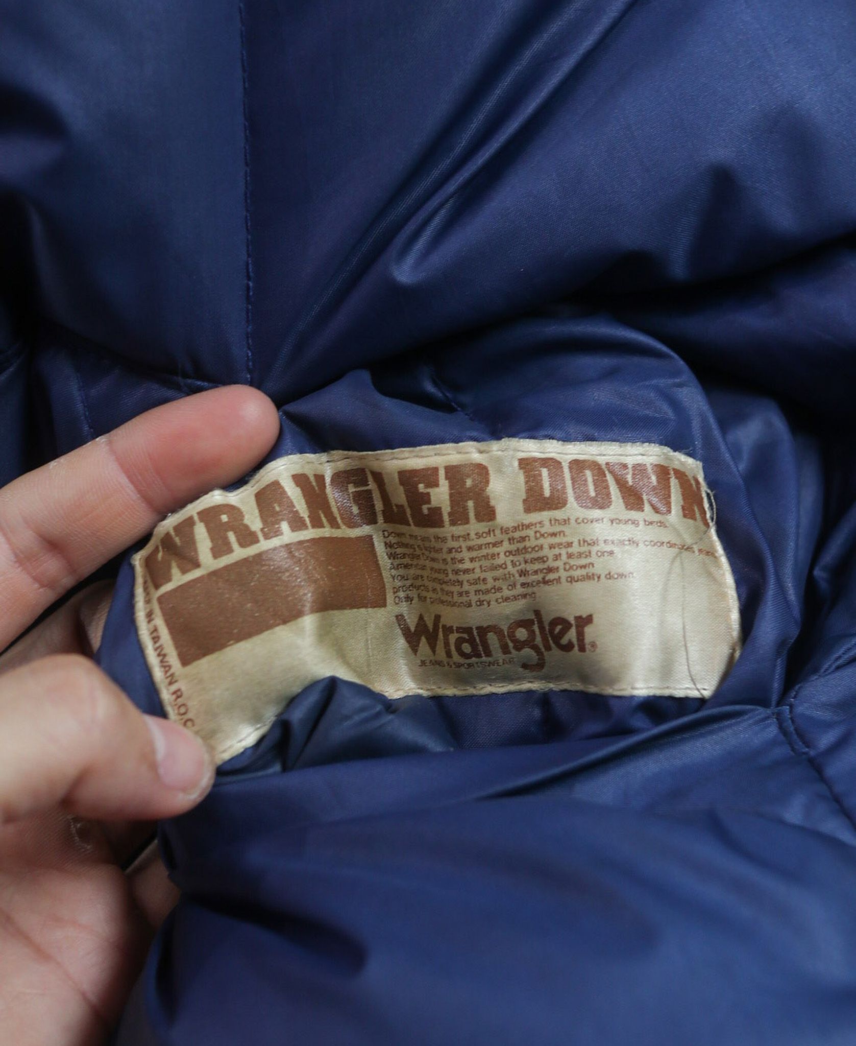  02.29.24 - VTG REVERSIBLE PUFFER BASEBALL JACKET - WRANGLER 90s 