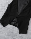  08.11.23 - VTG WAISTCOAT JACKET - ZARA BASIC 