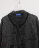  07.27.24 - VTG KNIT BASEBALL JACKET - PARIS 