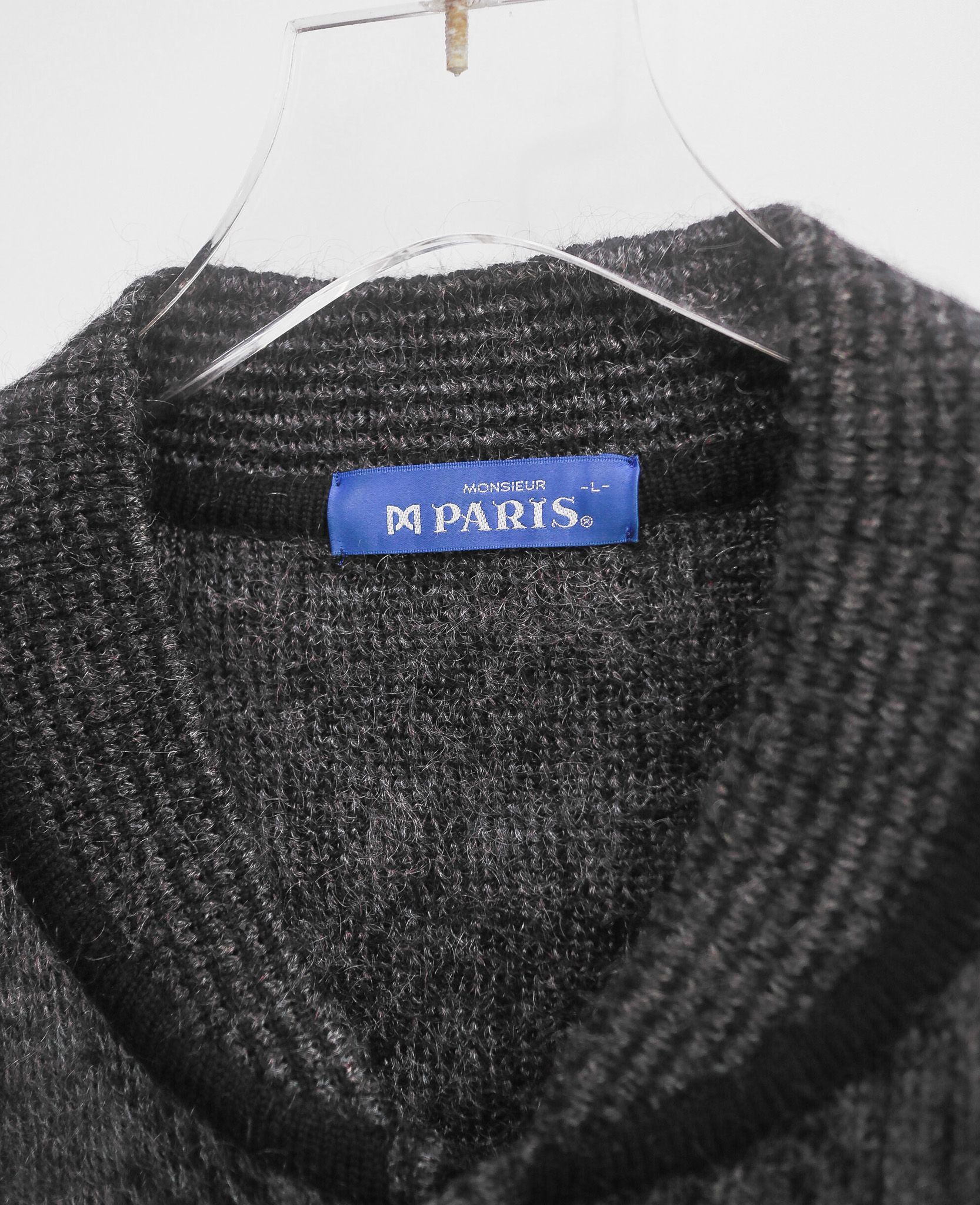  07.27.24 - VTG KNIT BASEBALL JACKET - PARIS 