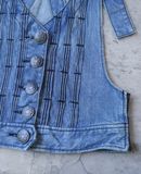  08.11.23 - VTG DENIM VEST JACKET - XE FROM LOS ANGELES 