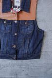  08.11.23 - VTG DENIM VEST JACKET - I LOVE H81 