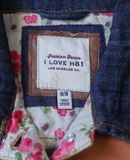  08.11.23 - VTG DENIM VEST JACKET - I LOVE H81 