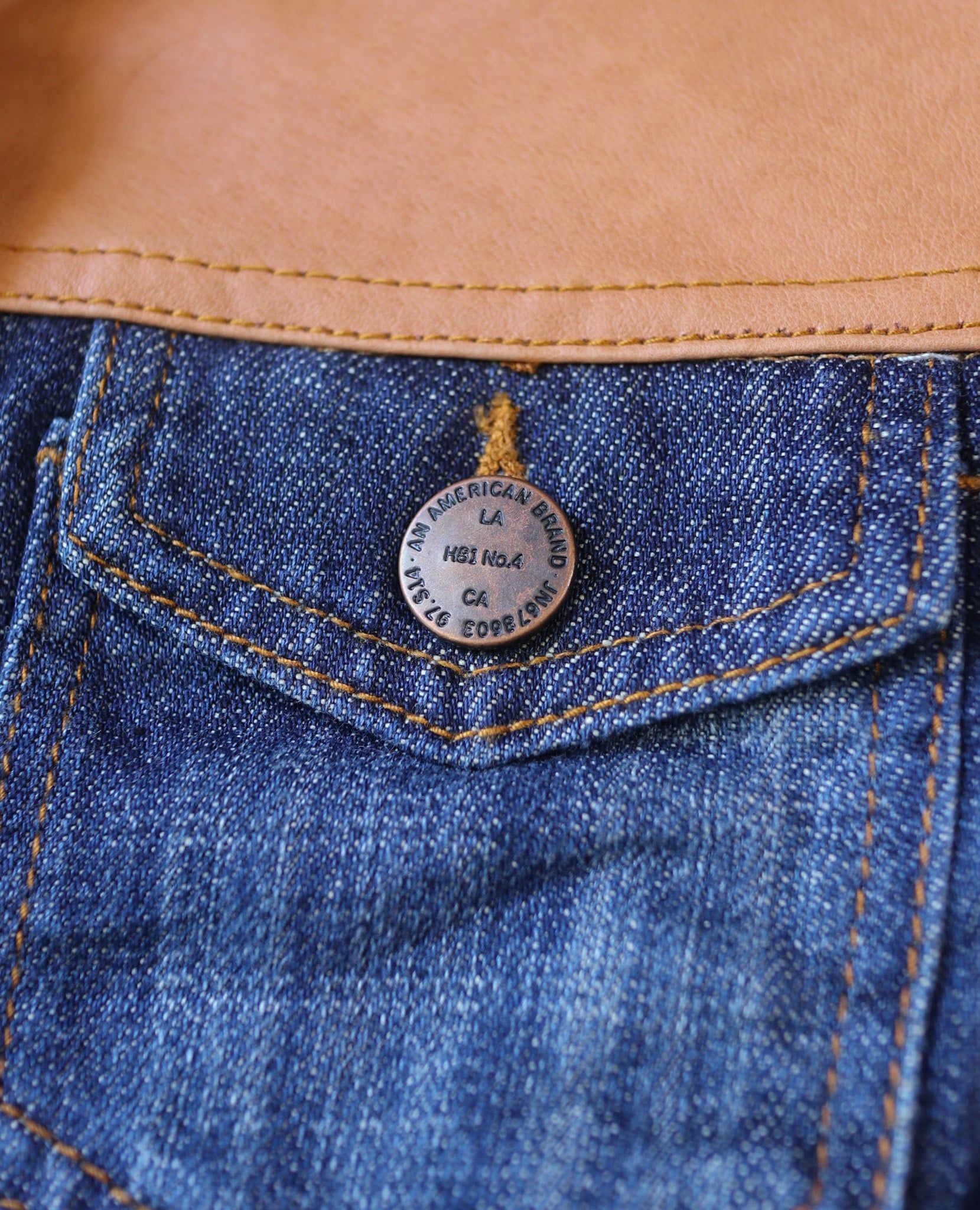  08.11.23 - VTG DENIM VEST JACKET - I LOVE H81 