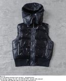  08.11.23 - VTG CROPPED PUFFER VEST JACKET - TRAMONTANA 
